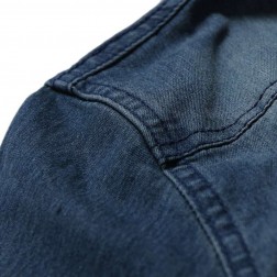 Camisa Jeans Masculina Slim com Capuz Walking de Inverno SantoGato