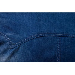 Camisa Jeans Lavado Masculina Manga Longa com Bolsos SantoGato