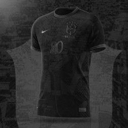 Camisa do Brasil Copa do Mundo Exclusive Dark Nike SantoGato