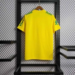 Polo do Brasil Listrada Amarela e Verde Copa do mundo Seleção SantoGato