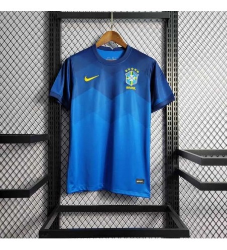 Camiseta do Brasil Especial Azul Degrade Dri-Fit Copa do Mundo
