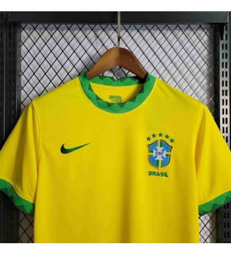 Nova Camiseta do Brasil Amarelinha Tradicional Copa do Mundo do Catar