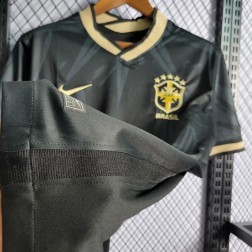 Nova Camisa do Brasil Preta e Dourado Copa do Mundo Catar SantoGato