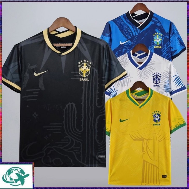 Camisetas Oficias do Brasil Copa do Mundo Catar 2022 SantoGato