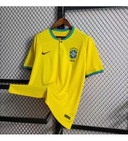 Nova Camiseta do Brasil DRY-FIT Unisex Amarela Nike Copa do Mundo