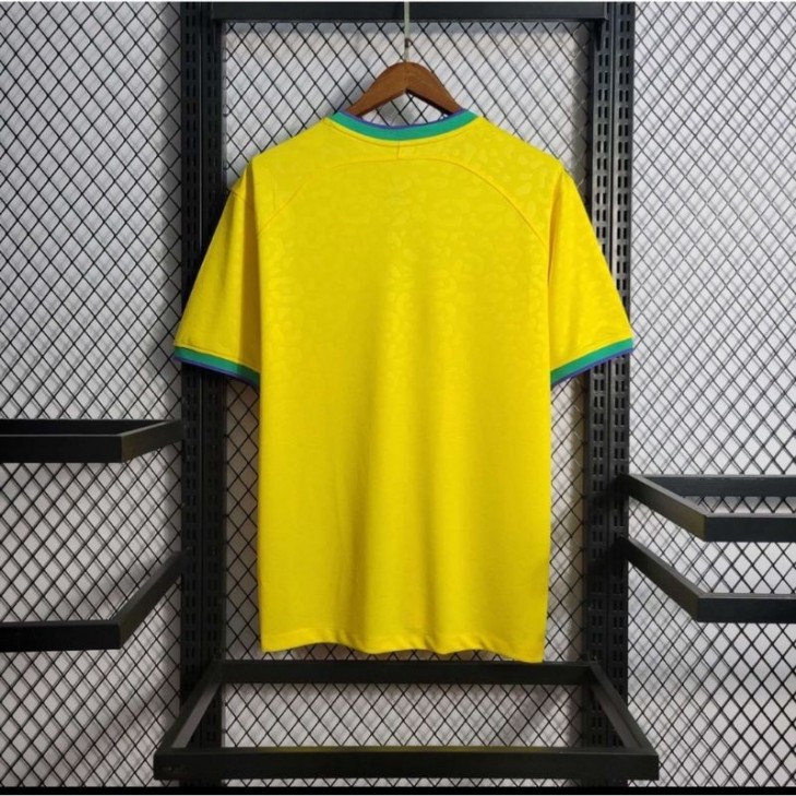 Nova Camiseta do Brasil DRY-FIT Unisex Amarela Nike Copa do Mundo SantoGato