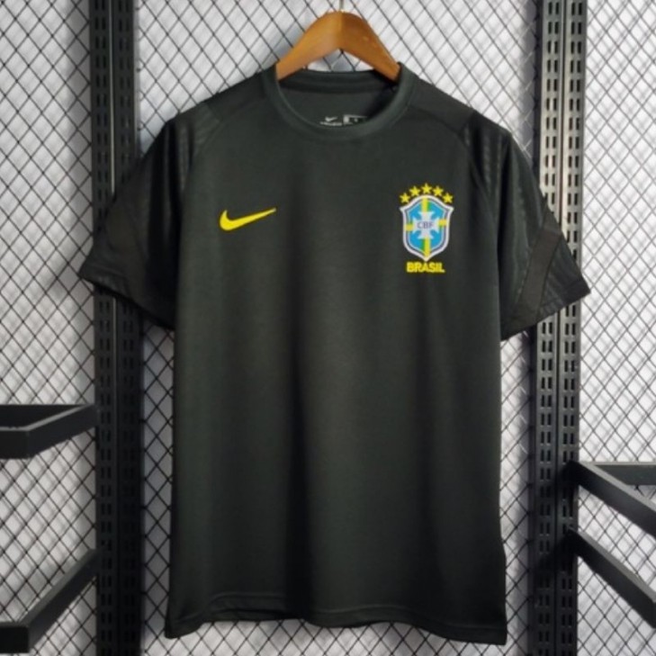 Camisa Oficial do Brasil Branca Folhas de Palmeiras Seleção