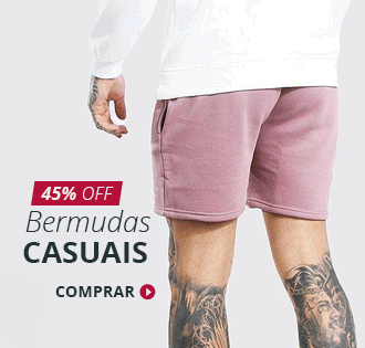 Shorts de Moletom Masculino Casual SantoGato compre online